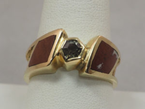 Montana Sapphire, Binghamite, 14k Yellow Gold Ring - $1,400